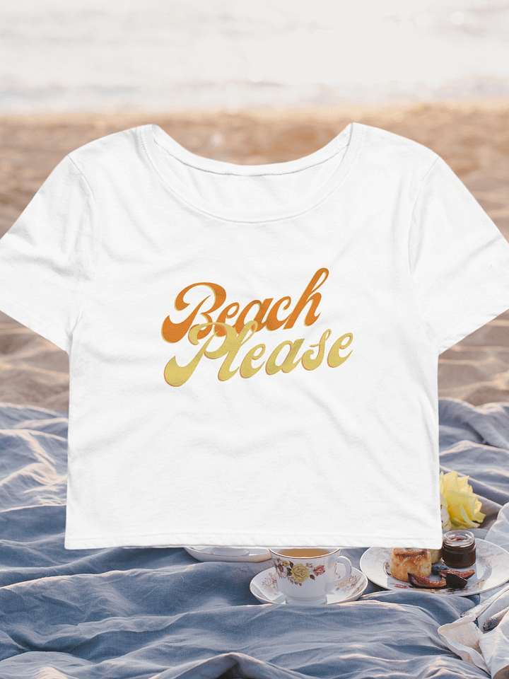 Beach Please Baby Tee product image (6)