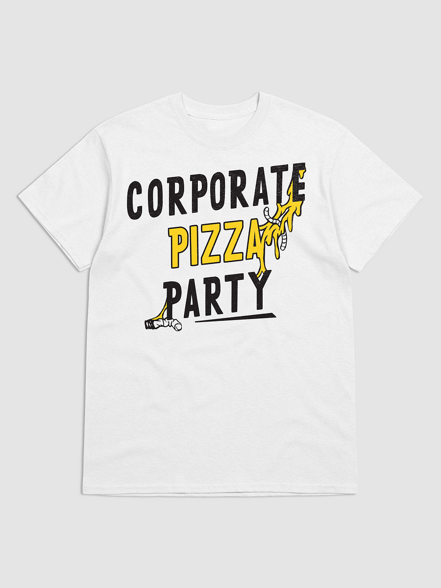 Corporate Pizza T-Shirt (White) product image (3)