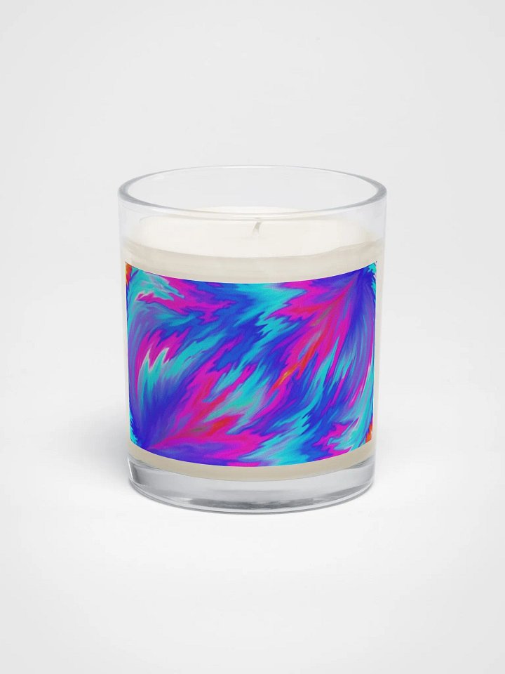 Marbled Rainbow Swirl IV Soy Wax Candle product image (1)