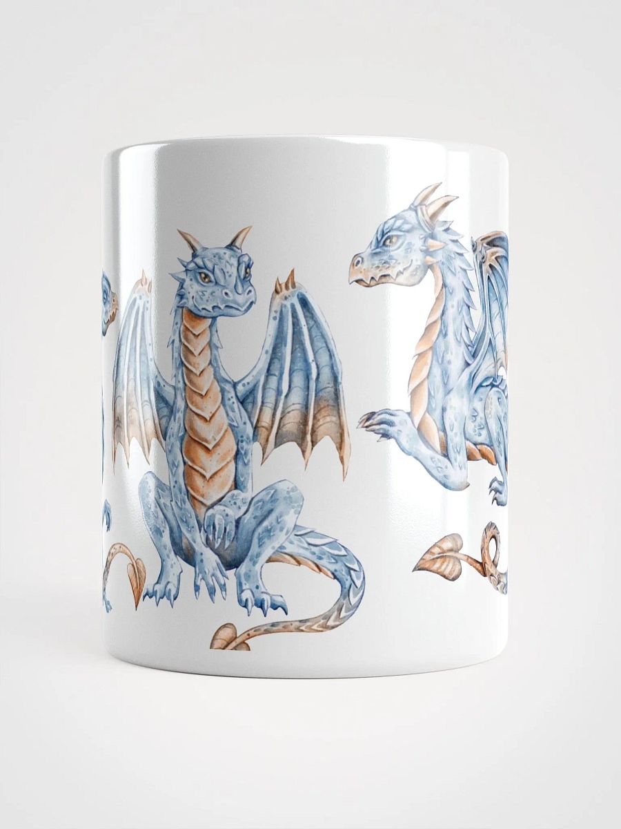 Blue Dragon Dreams White Glossy Mug product image (13)