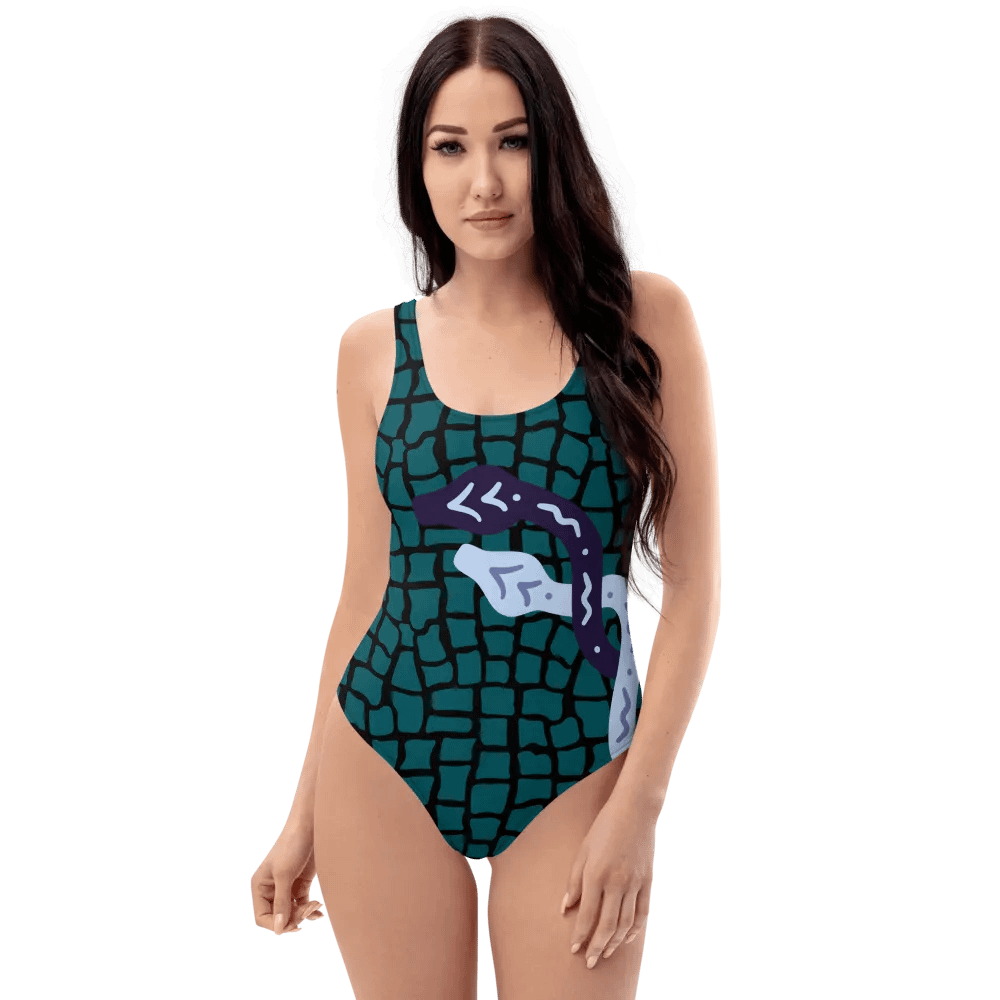 CLVR Mosaic Serpent All-Over Swimsuit product image (5)