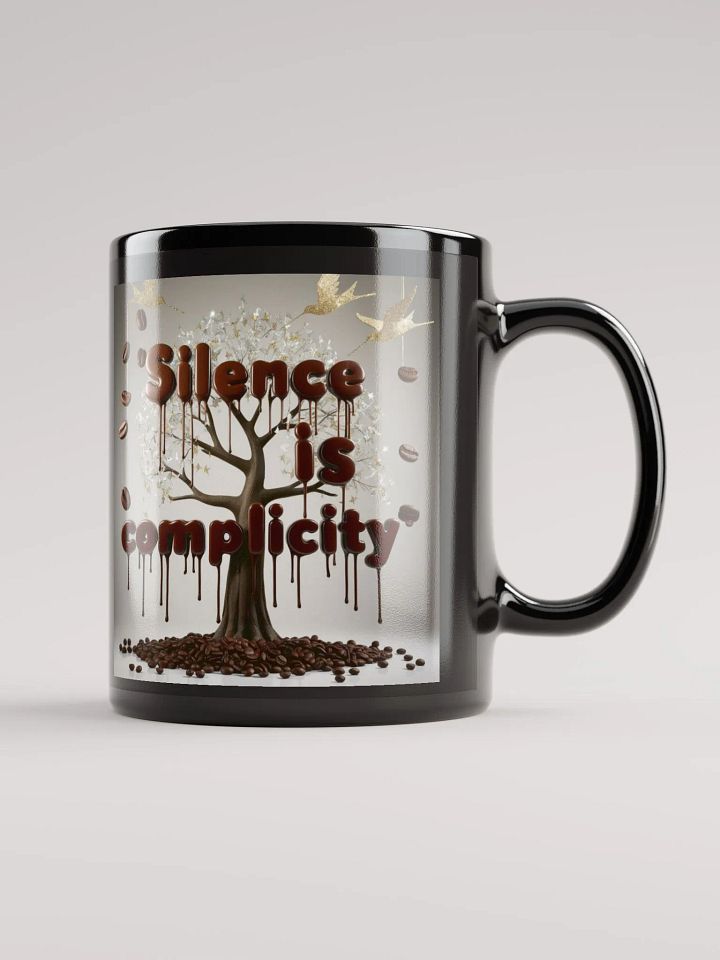 Silent Complicity Black Mug product image (3)