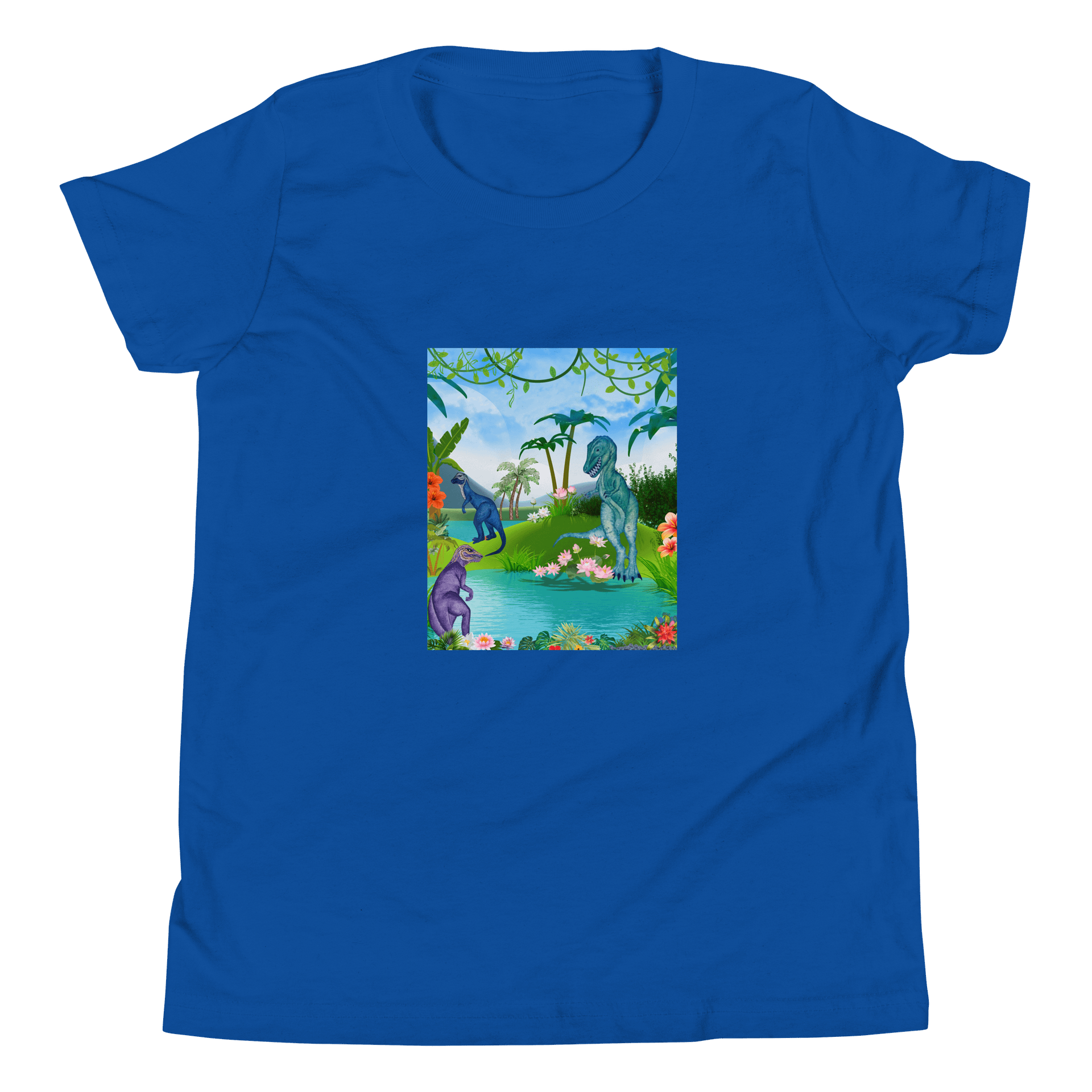 Dino Swim Time Kids T-Shirt product image (1)