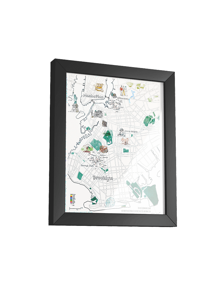 Hasidic NY Map Poster product image (2)