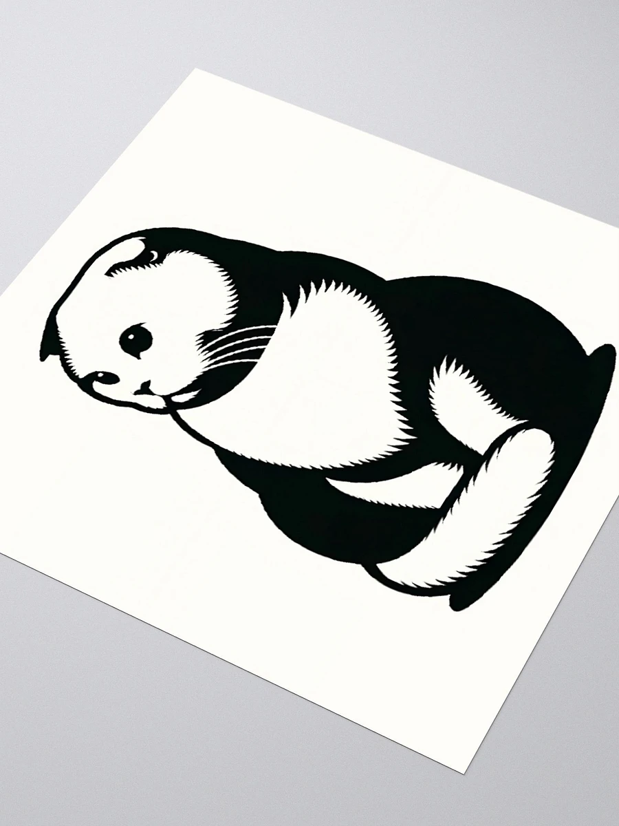 Kiss Cut Stickers: Scottish Fold Monochrome product image (3)