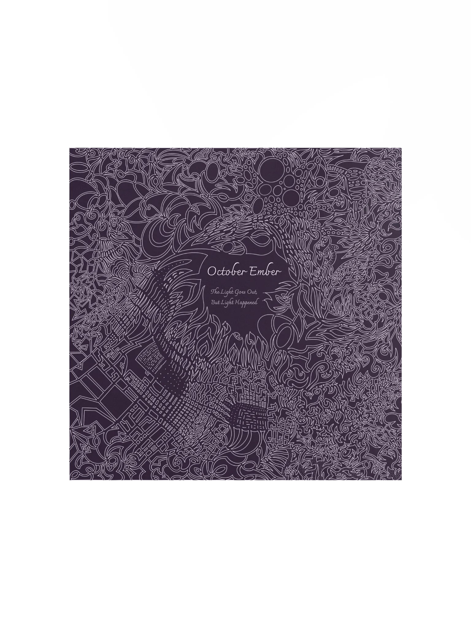 Album Cover Art Print OE's "The Light Goes Out, But Light Happened" product image (1)