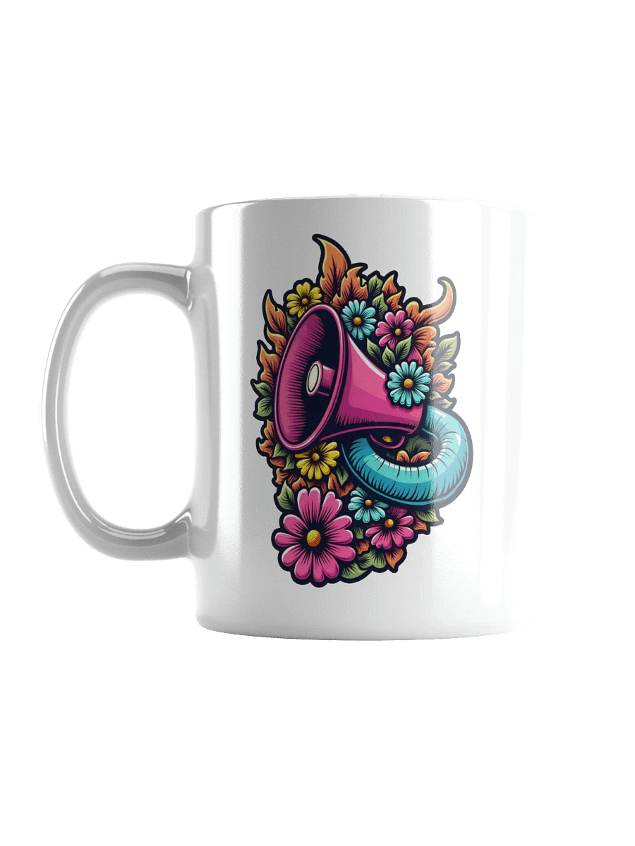 Floral Megaphone Mug product image (6)