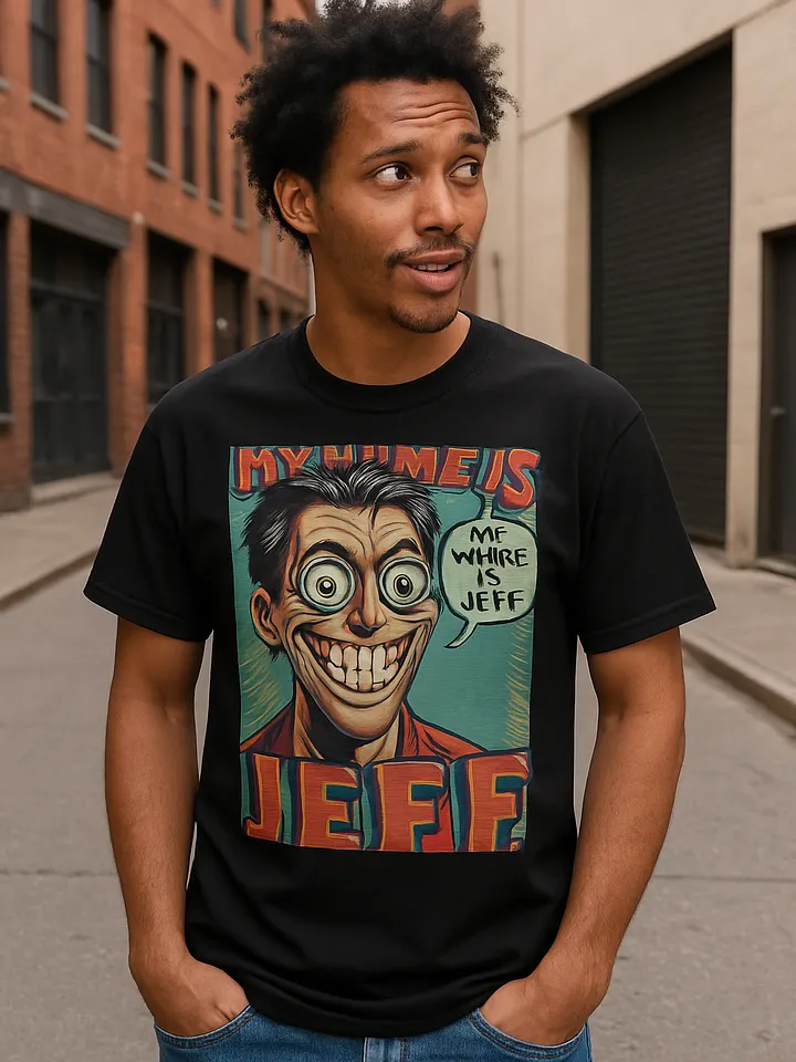 MY NAME IS JEFF! Cartoon T-Shirt product image (1)