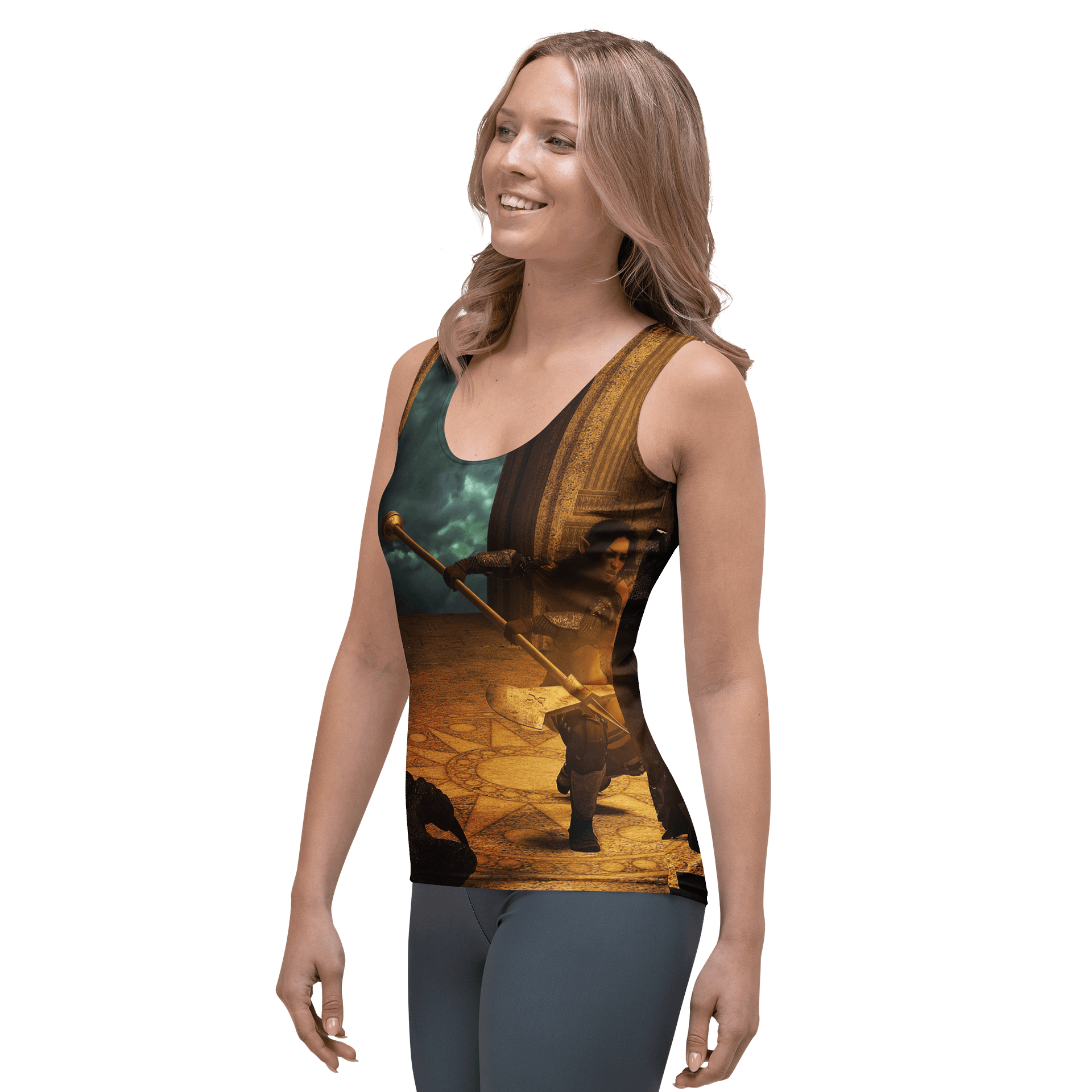 'Elven Stories - Warriors Cry Too' Women's Tank Top product image (3)
