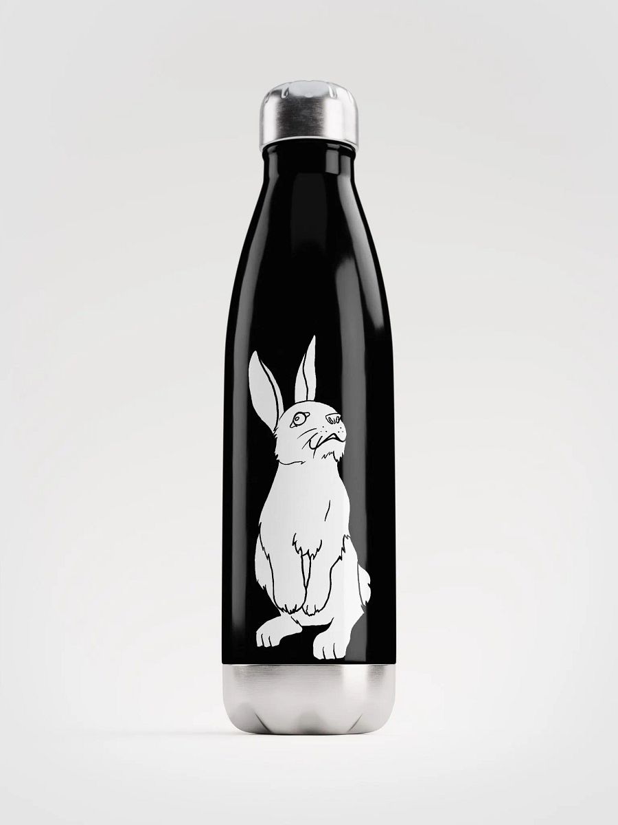 Stainless Steel Water Bottle - HARE 0001 - WHITE product image (1)