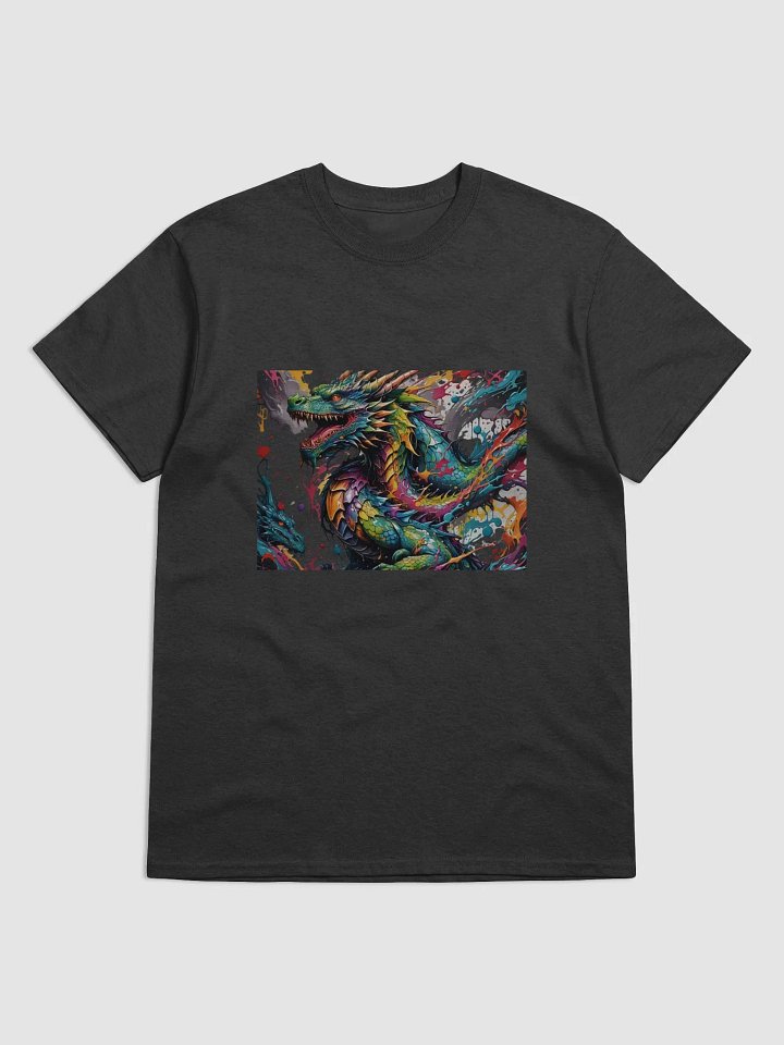 Ride the Dragon's Storm Tee – Gildan Heavyweight Cotton Shirt for Streetwear Enthusiasts product image (1)