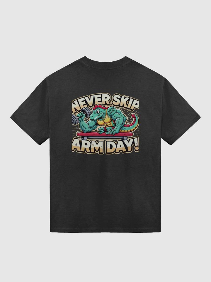 Muscle Dino Never Skip Arm Day Tee product image (2)