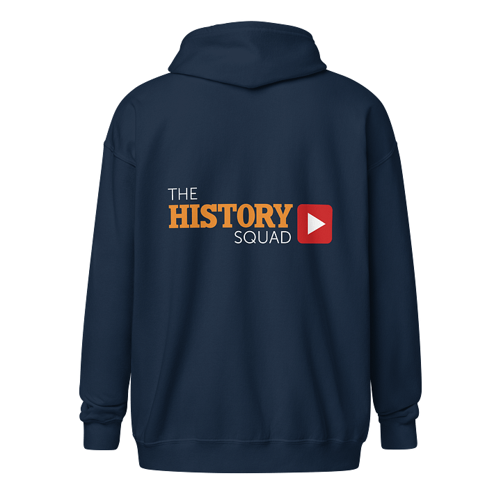 I made a model ... navy zipper hoodie product image (2)