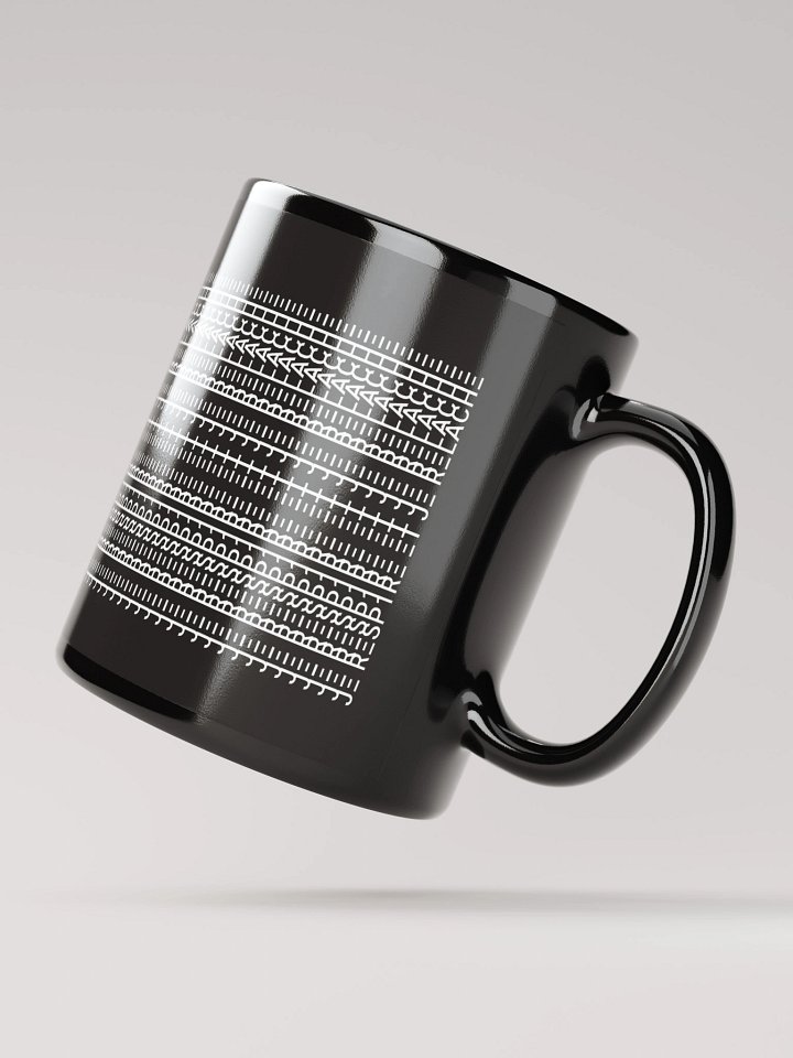 Mug Noir Codé Zen Blanc - Je Respire et Je Relache - Cadeau élégant product image (2)