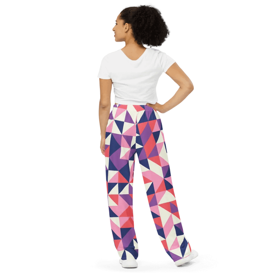 BUIII Dynamic Geometry: Amethyst Dawn Wide-Leg Pants product image (3)