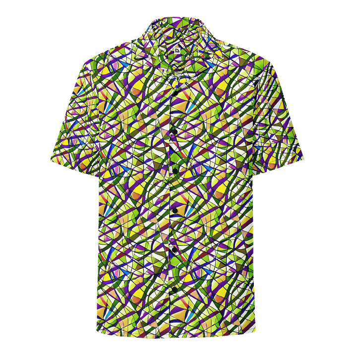Stained Glass Pattern Hawaiian Shirt product image (1)