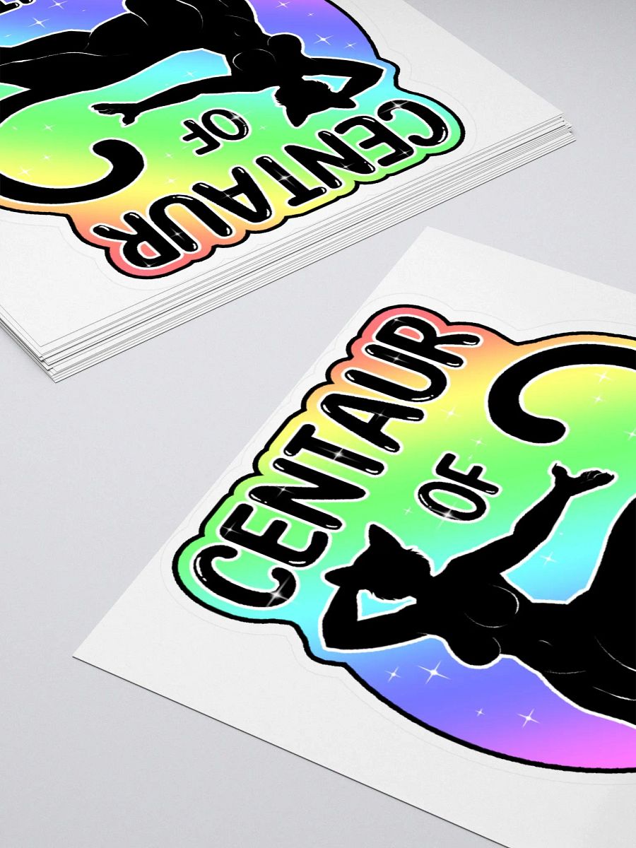 Rainbow Centaur of Attention Sticker! product image (4)