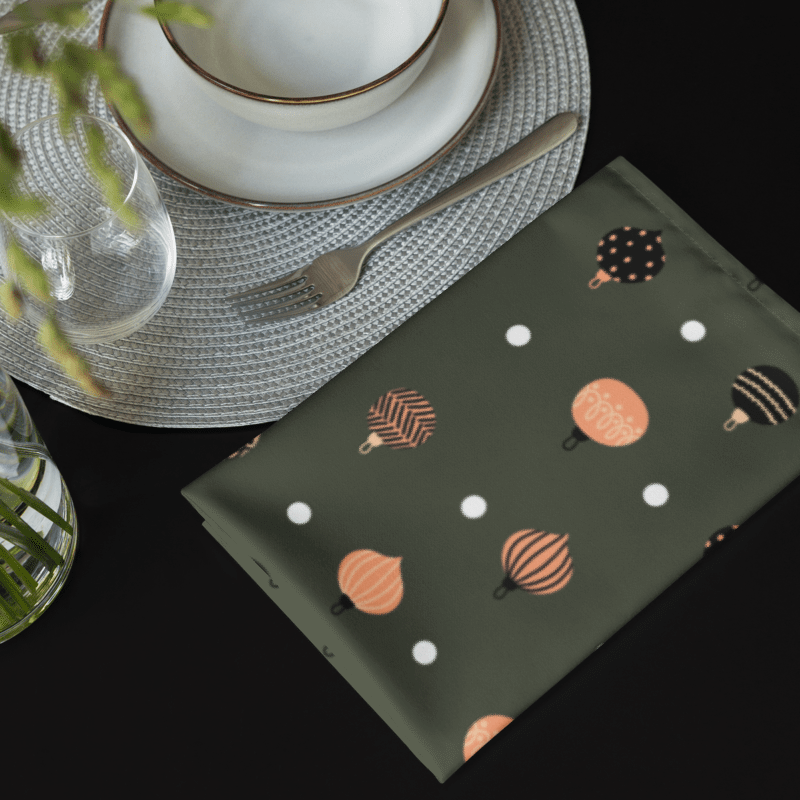 Festive Ornaments Cloth Napkin Set product image (4)