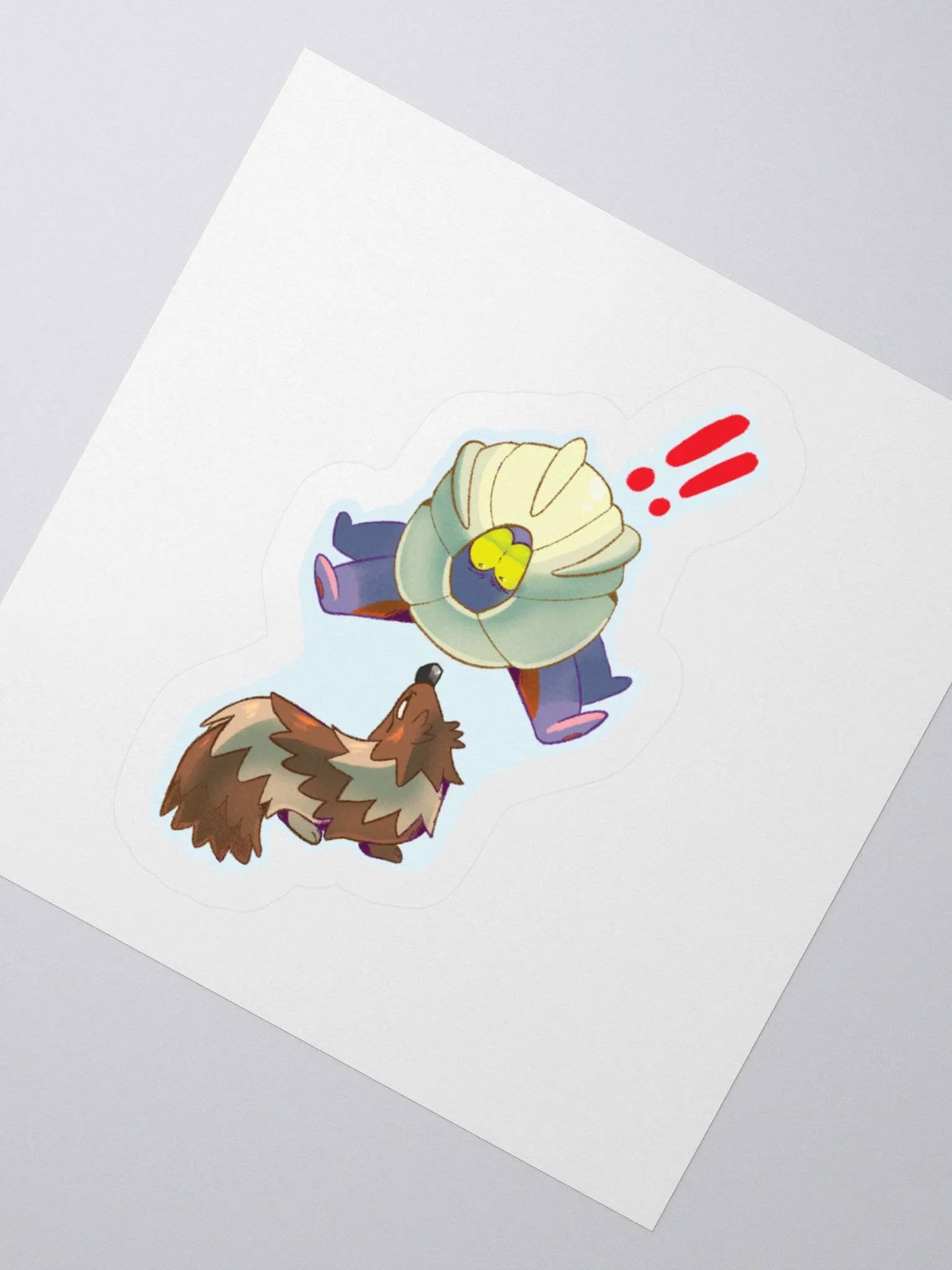 He's scared of a zigzagoon product image (5)
