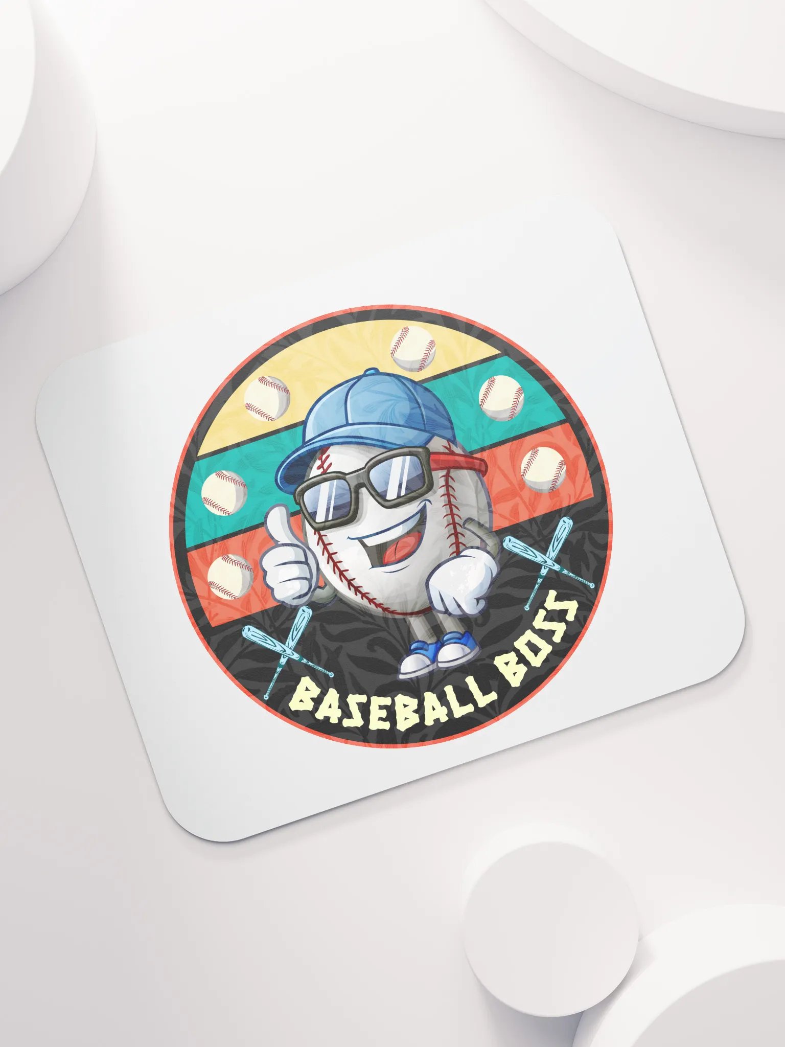 Baseball Boss Thumbs-Up Mouse Pad product image (5)