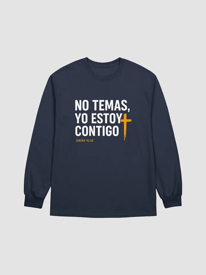 Camiseta Unisex Manga Larga | No temas yo estoy contigo product image (17)