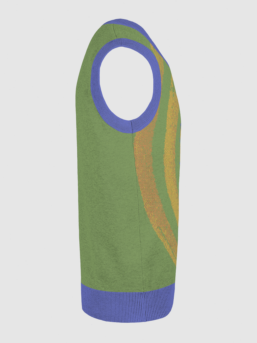 SUN LTT Knitted V-Neck Vest product image (21)