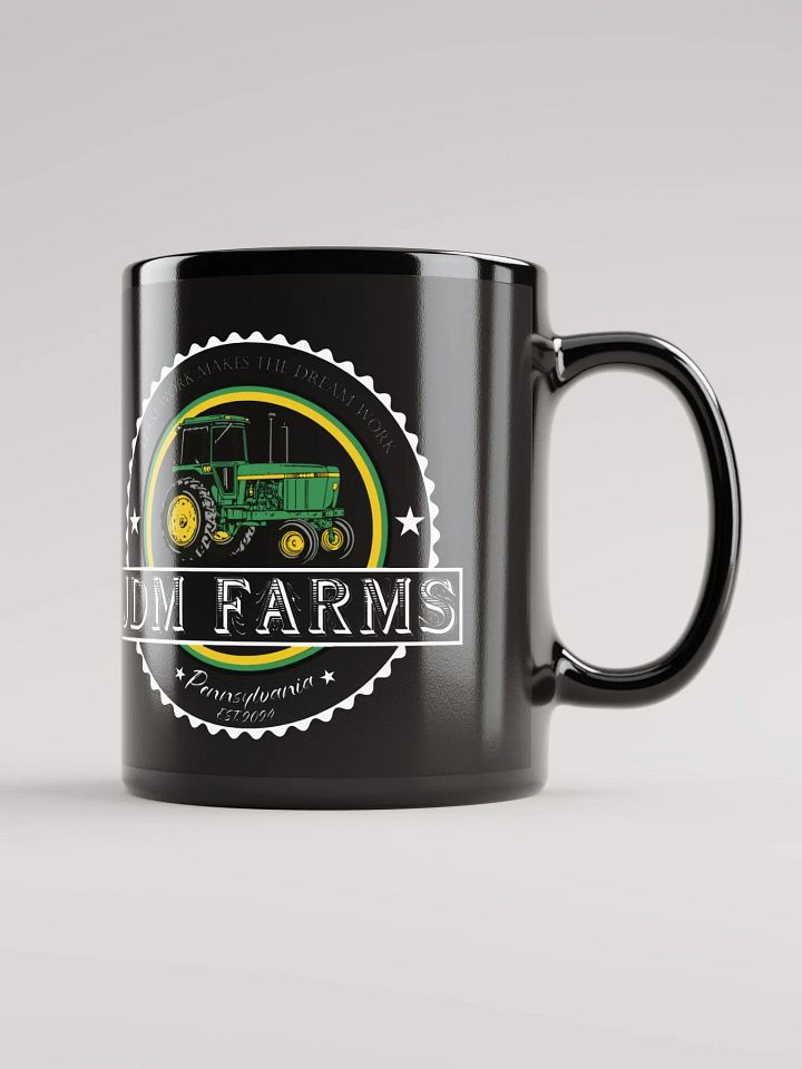 Retro Tractor Logo Black Mug product image (1)