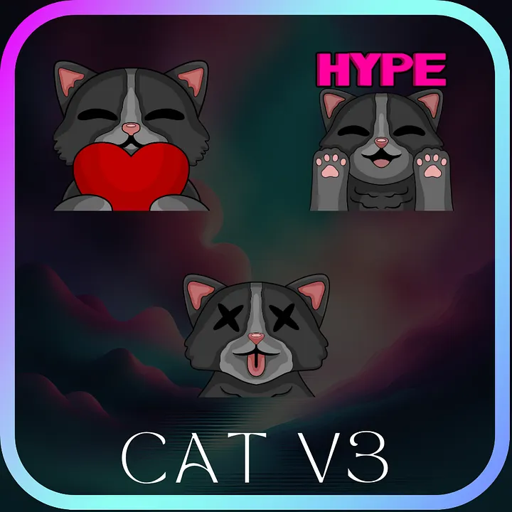 Cat V3 Emotes product image (1)