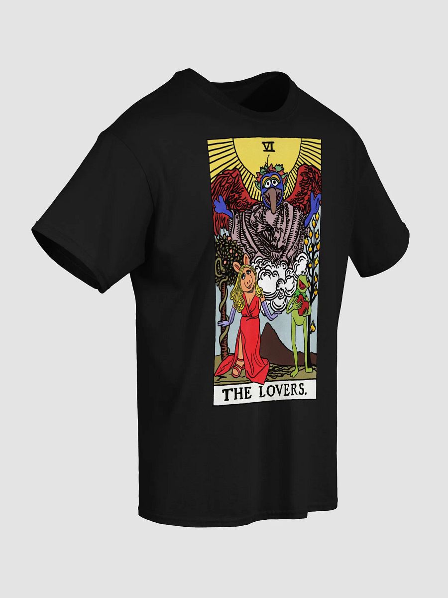 Piggy and Kermit Lovers Tarot Card Shirt product image (19)