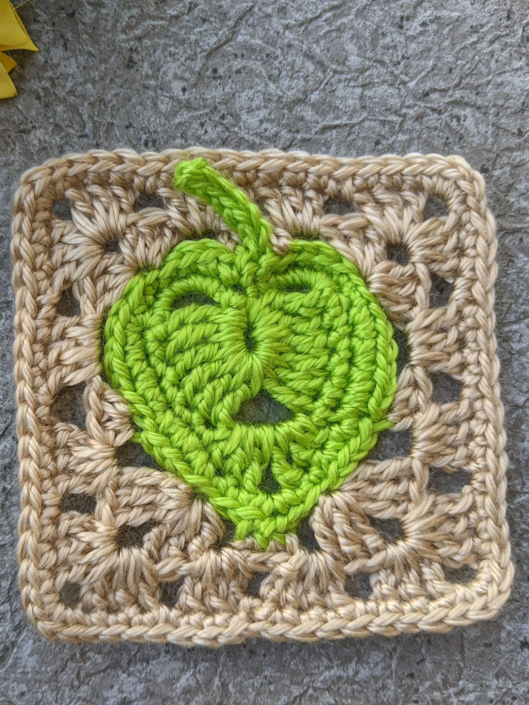Crochet Leaf Granny Square Pattern product image (3)