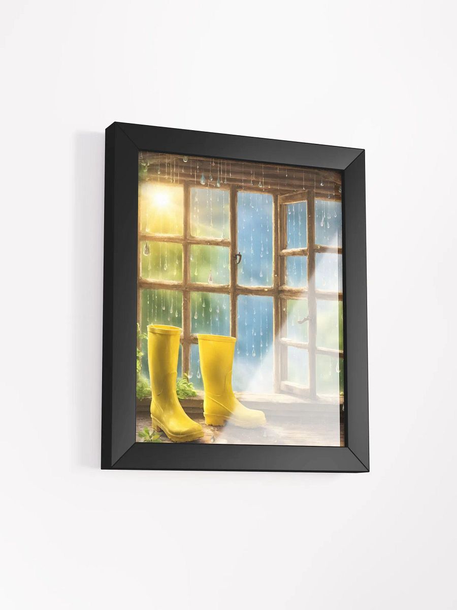 Sunshower and Rainboots Framed Poster product image (11)