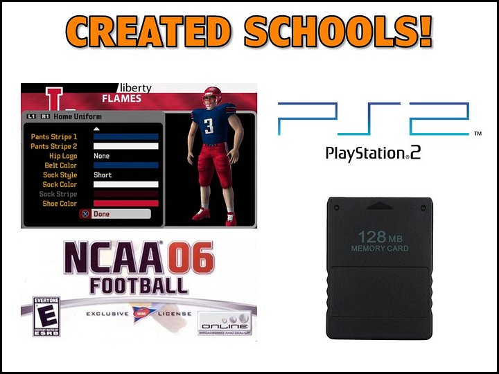 NCAA Football 06 Extra File Saves – Playstation 2 product image (1)