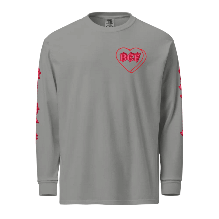 BFF Heart Outline Long Sleeve Shirt product image (1)