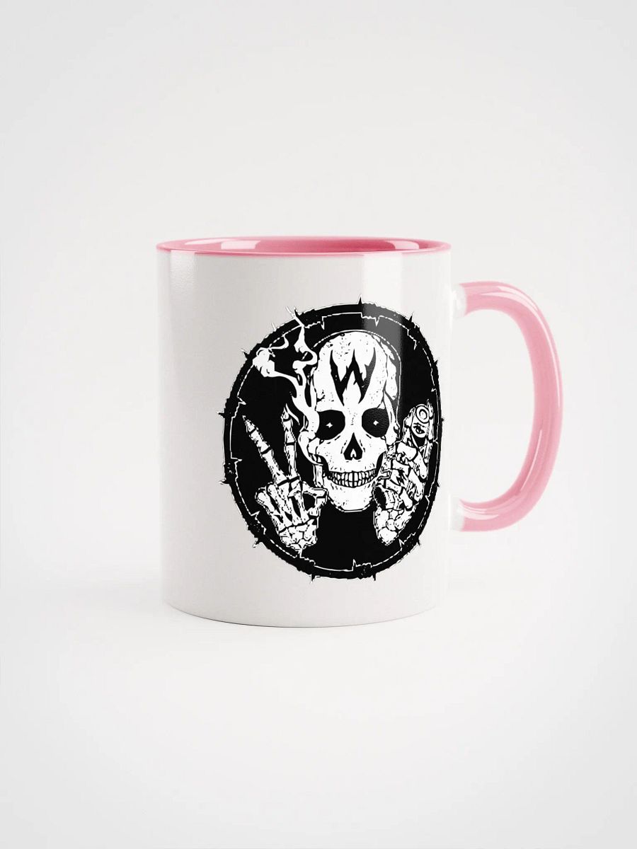 Inhaler Skull Pink Mug product image (4)