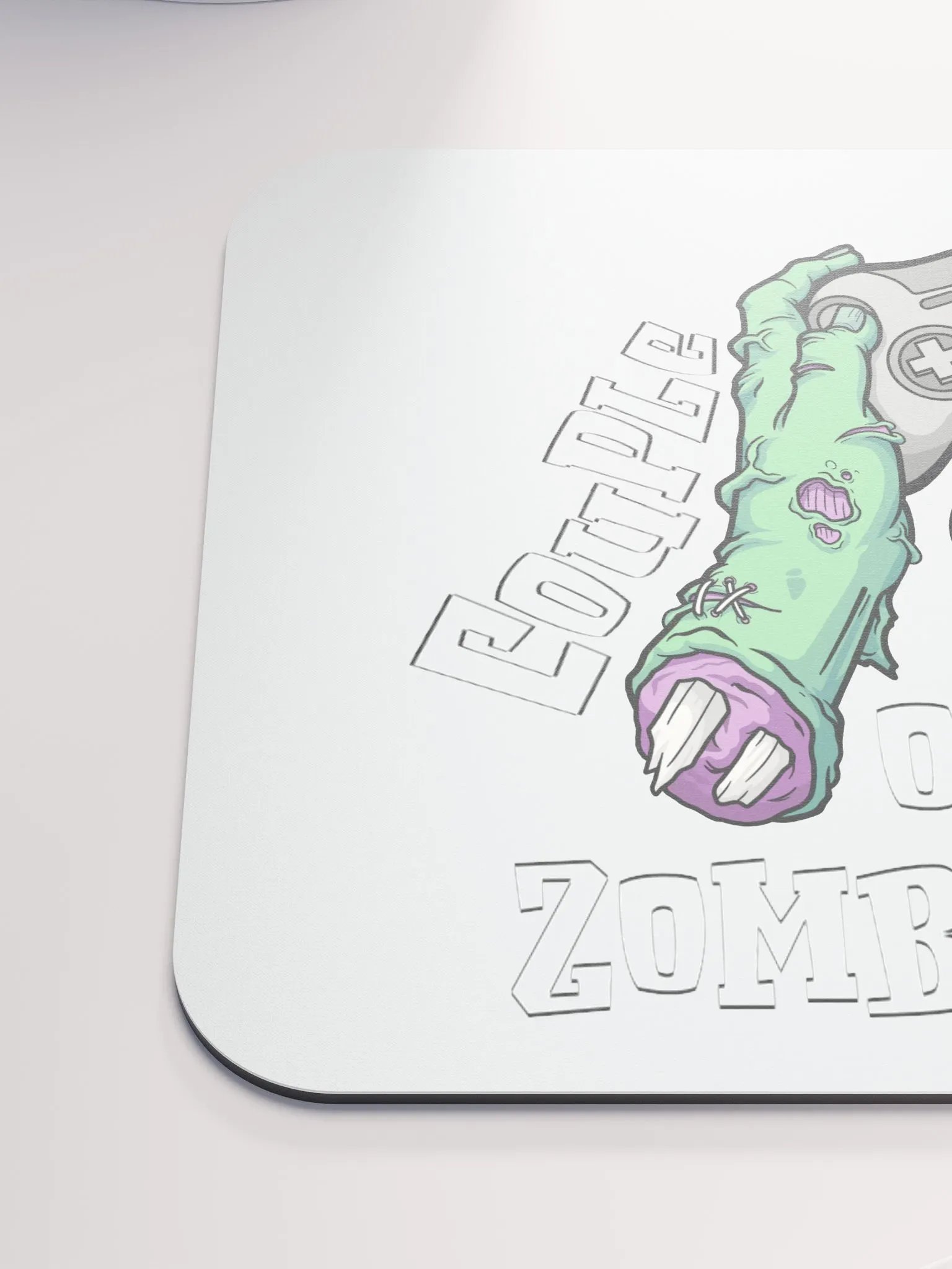 Couple of Zombies Mouse Pad product image (6)