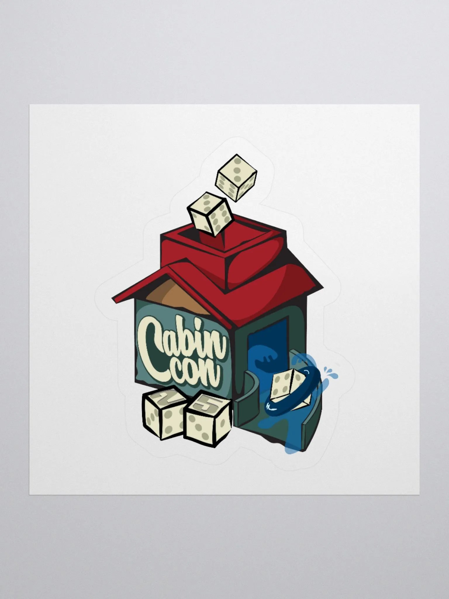 Cabin Con 2025 Sticker product image (1)