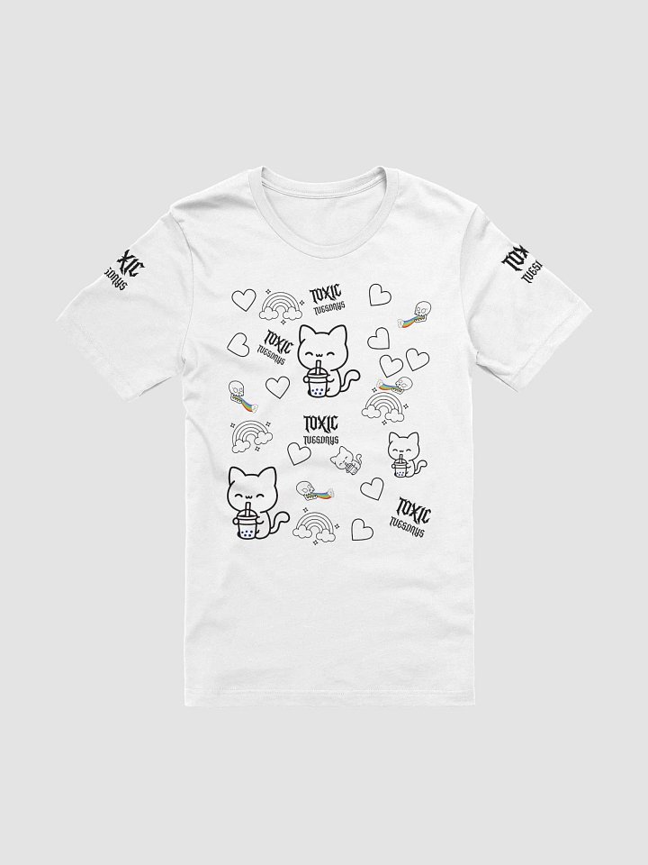 Toxic Tuesdays Cartoon Cat T-Shirt product image (1)