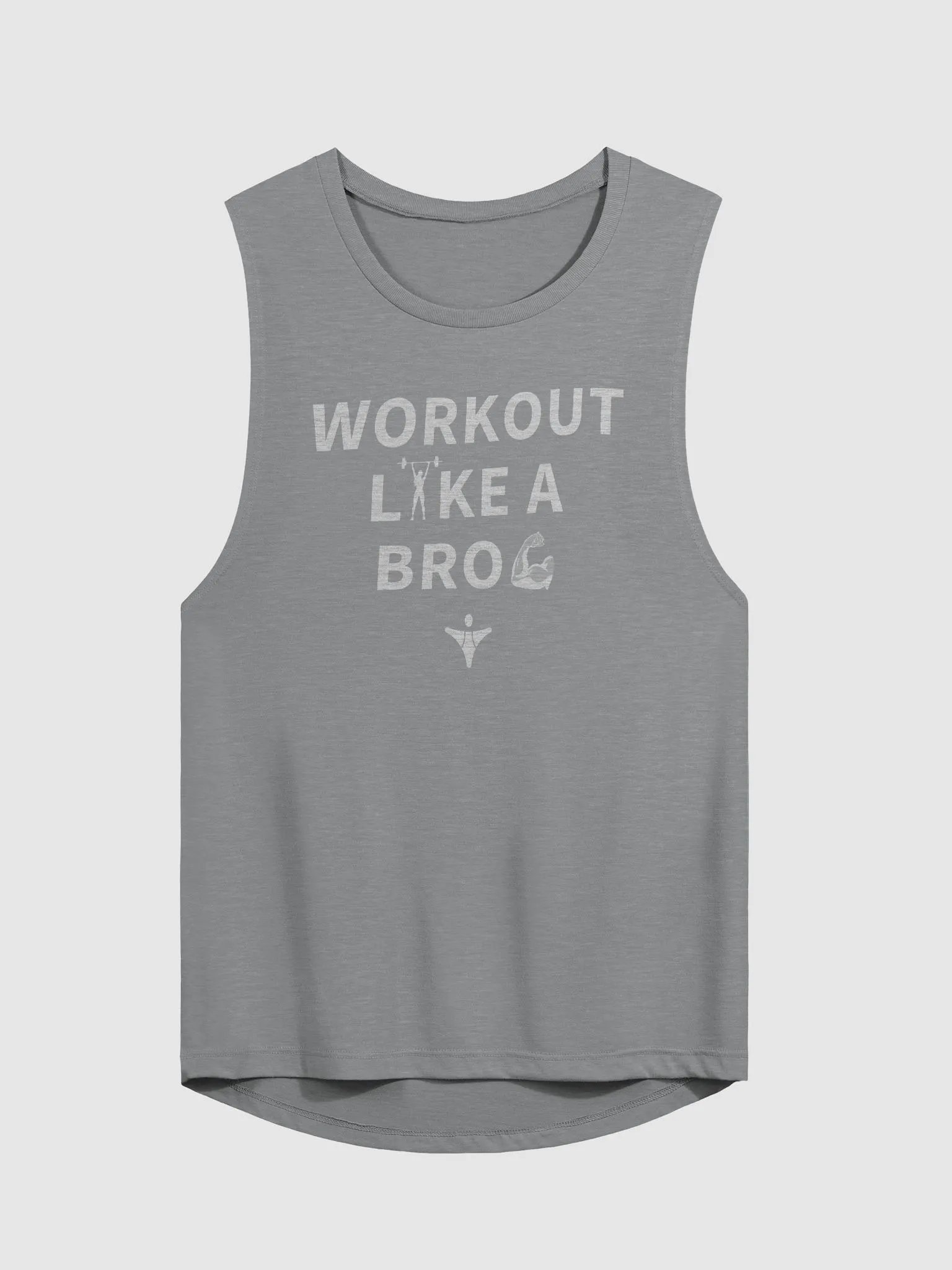 WORKOUT LIKE A BRO | Muscle Tank (Light Text) product image (1)