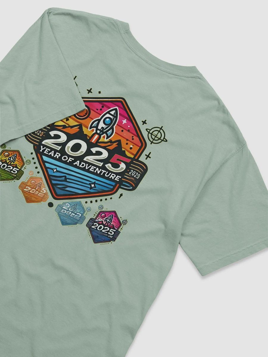 2025 Year of Adventure Illustrated Badge T-Shirt product image (105)