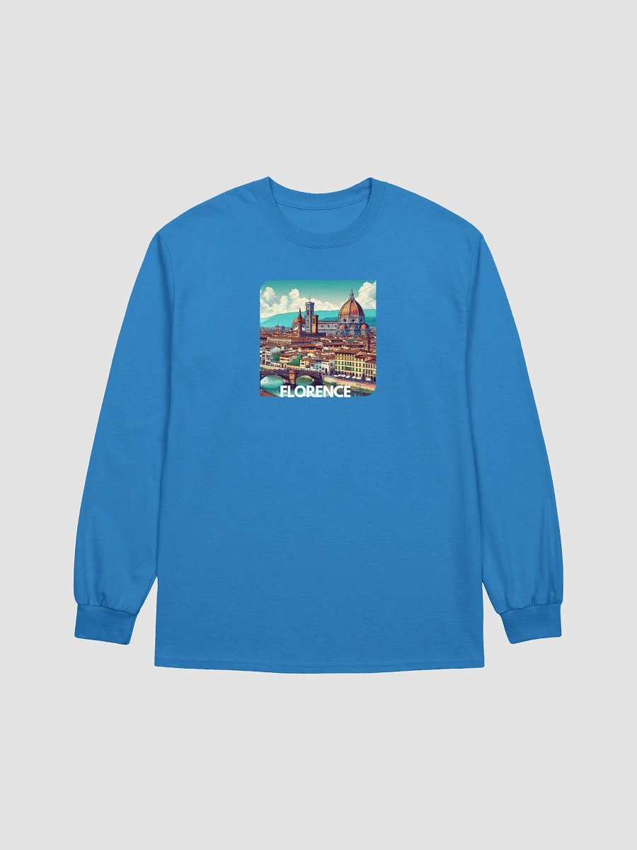 Gildan Ultra Cotton Long Sleeve T-Shirt | AI Design Florence city product image (2)