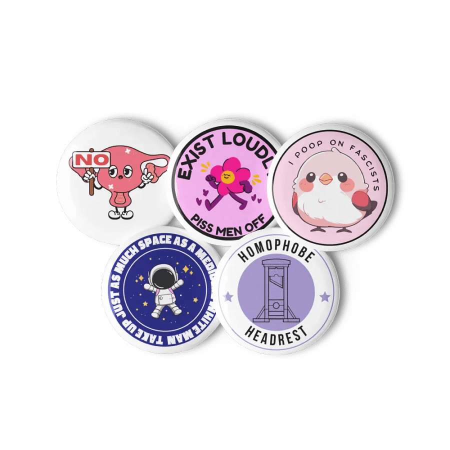 Rage & Resist Button Set product image (6)
