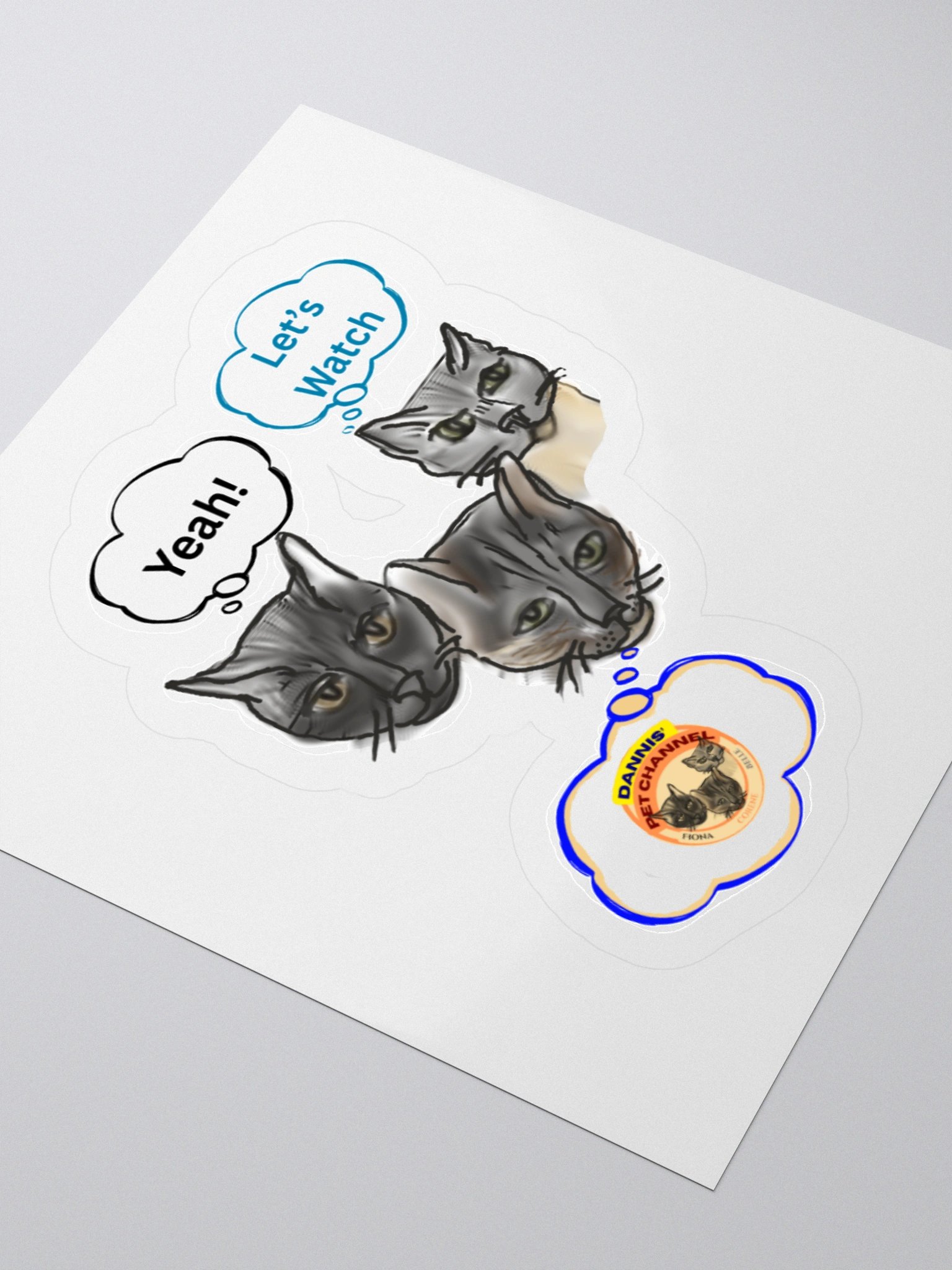 Dannis' Pet Channel Sticker product image (9)