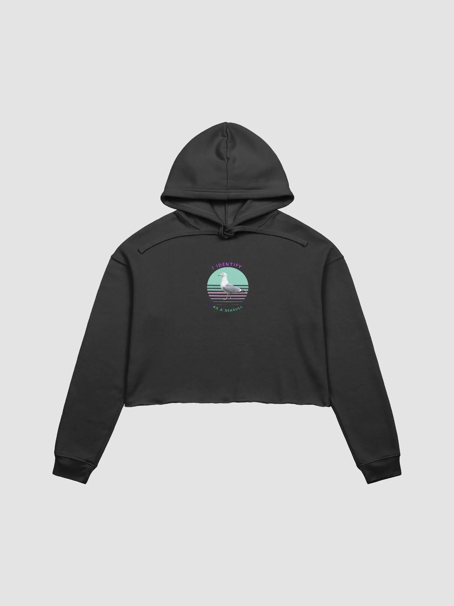 I Identify as a Seagull Cropped Hoodie product image (3)