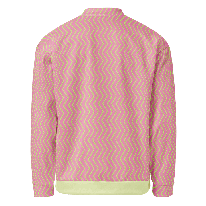 Zigzag Zest Pink Bomber Jacket product image (2)