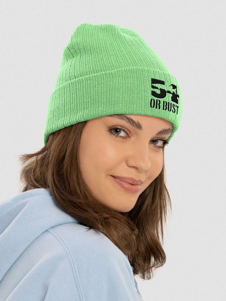 Eco-Friendly 54 or Bust Knit Beanie product image (4)