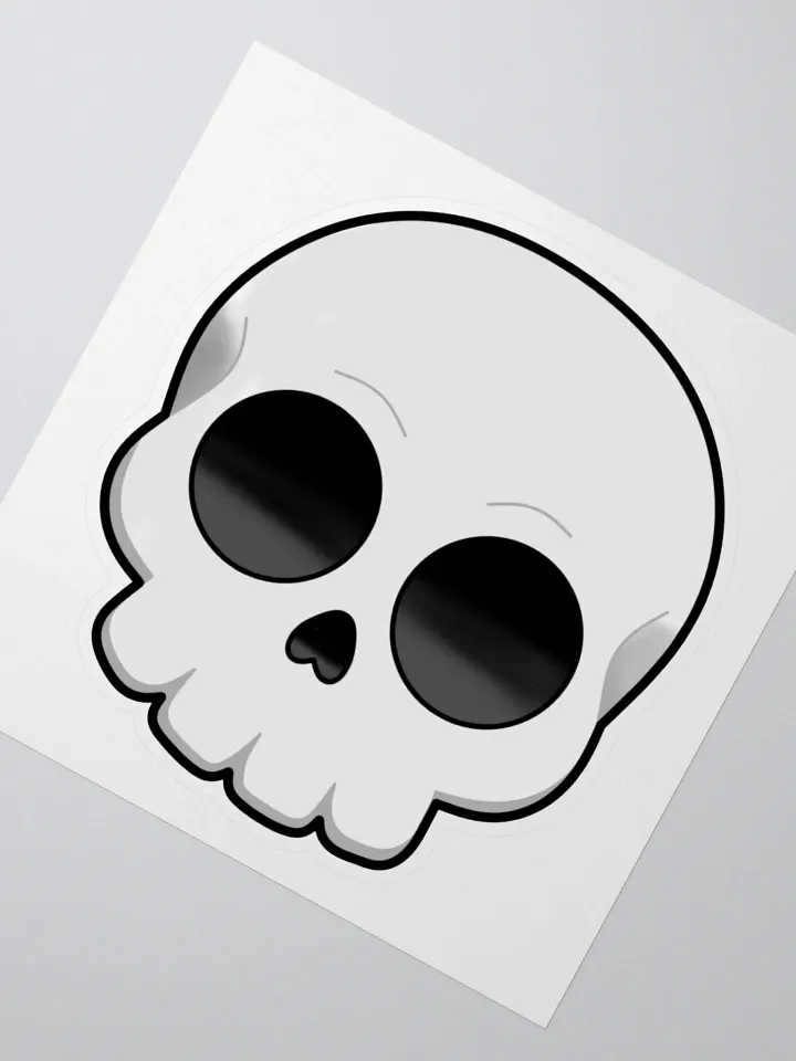 Skull Kiss Cut Sticker product image (2)