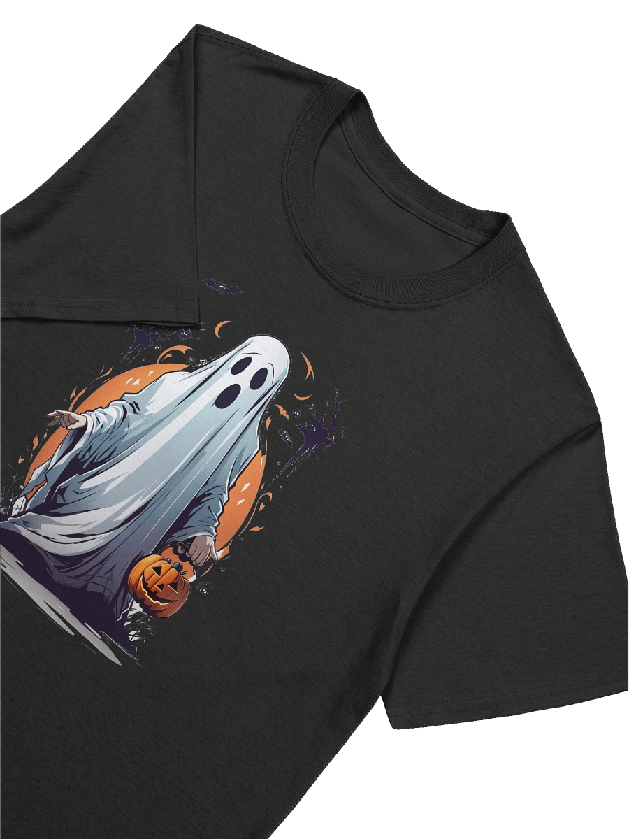 Spooky Ghost T-Shirt – Classic Halloween Tee with Pumpkin Trick-or-Treat Design product image (38)