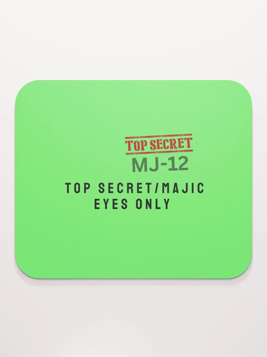 MJ-12 Top Secret Mouse Pad product image (2)