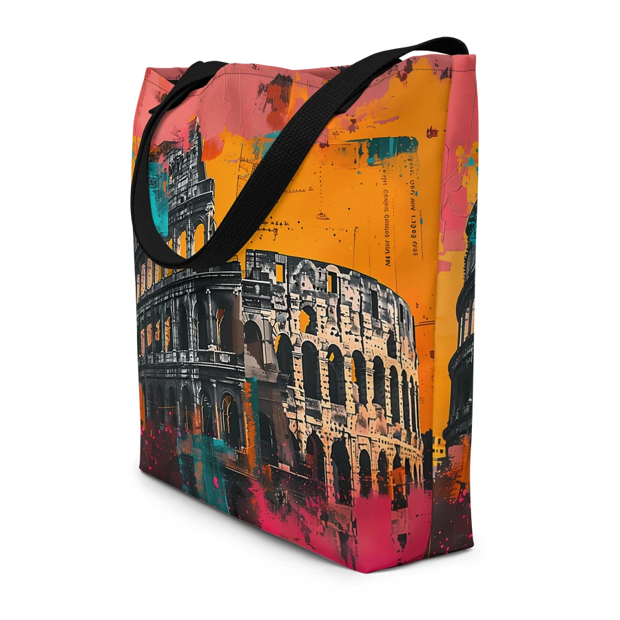 Tote Bag: Historical Roman Colosseum Artistic Travel Abstract Art Design product image (4)