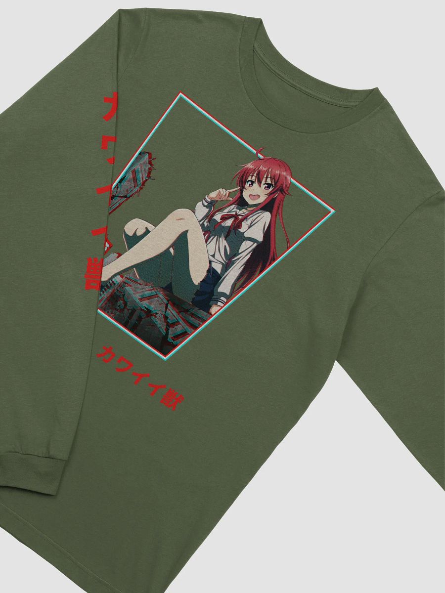Kawaiiju Seeing Red Longsleeved Tee product image (15)